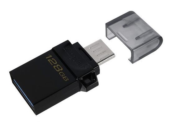 Kingston DataTraveler microDuo 3 G2 USB 3 DTDUO3G2 - micro USB 128GB, foto 2 van 3