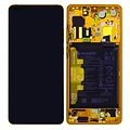 LCD With Frame Huawei incl Battery P40 Gold 02353MFV Service Pack