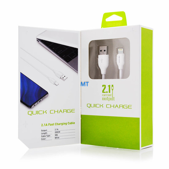 GREEN ON Fast Lightning Cable LS372 2M