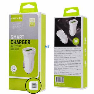 Green On Smart USB Micro Car Charger (DL-C17)