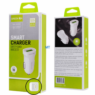 Green On Smart USB Lightning Car Charger DL-C17