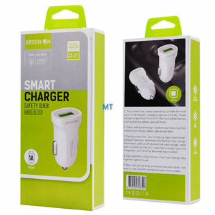 Green On Smart USB Port Car Charger DL-C17