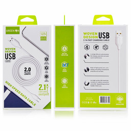 GREEN ON  GREEN ON Fast USB C Cable LS372 2M