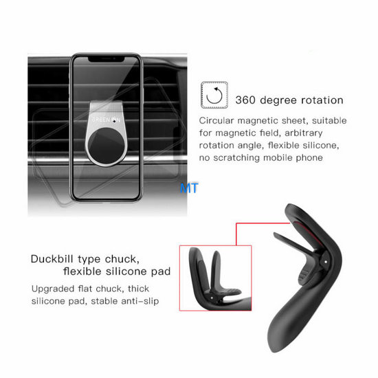 GREEN ON Magnetic Car Holder GR12