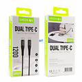 GREEN ON Dual Cable USB-C To USB-C 60W 1.2M GR09