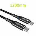 GREEN ON Dual Cable USB-C To USB-C 60W 1.2M GR09