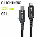 GREEN ON Cable USB-C To USB Lightning 1.2M GR11