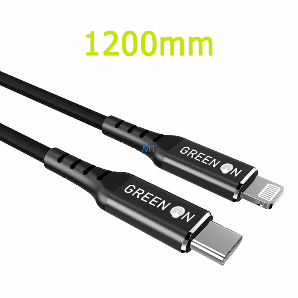 GREEN ON Cable USB-C To USB Lightning 1.2M GR11, foto 2 van 6