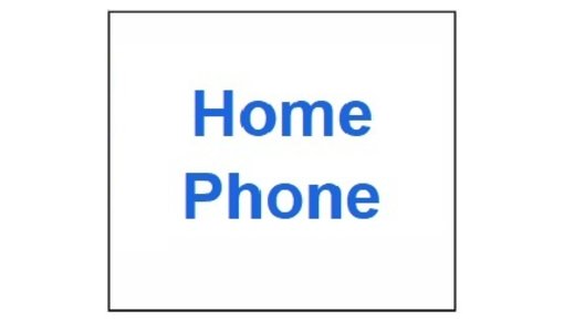 home phone