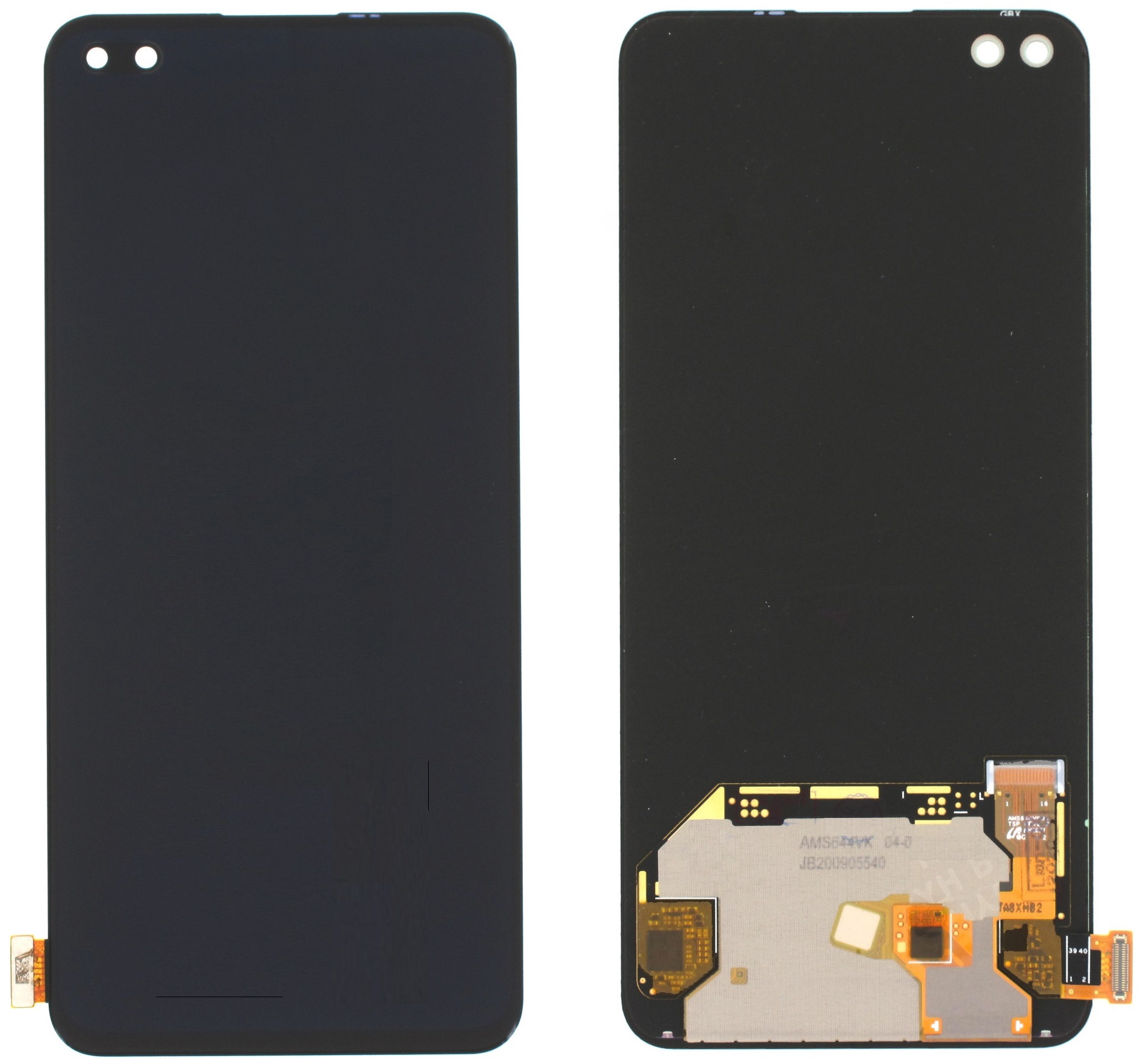 Écran LCD Tactile OLED OnePlus Nord - Remplacement Complet Affichage - Noir