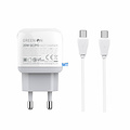 GREEN ON 20W Dual PD + QC3.0 Travel Charger A2316C-EU USB-C To USB- C