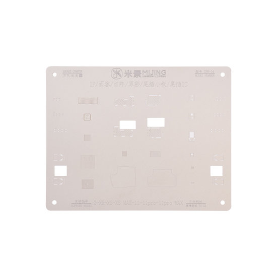 MiJing 0.12MM Dot Matrix Rebaling Stencil for I-Phone X