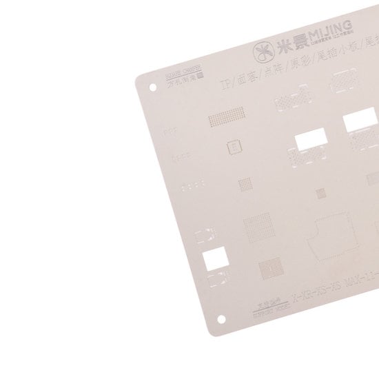 MiJing 0.12MM Dot Matrix Rebaling Stencil for I-Phone X / 11 / 12 Series