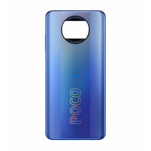 Back Cover Xiaomi Poco X3 Blue Service Pack