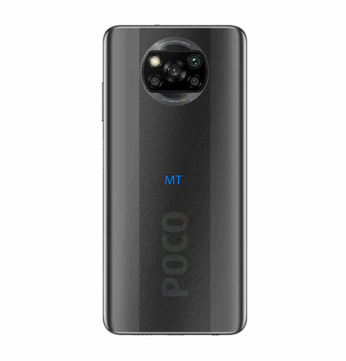 Back Cover Xiaomi Poco X3 Grey Service Pack, foto 2 van 2