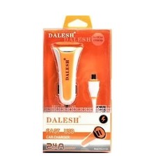 Dalesh Usb Car Charger 2.4 A Model DLS- C112U Lightning