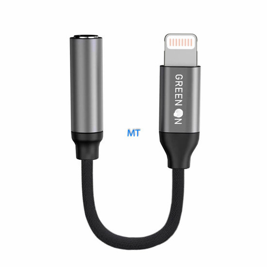 GREEN ON Lightning to 3.5mm Audio Cable GR17