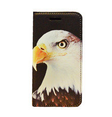 Eagle Print Bookcase For I-Phone 6