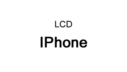 LCD til IPhone