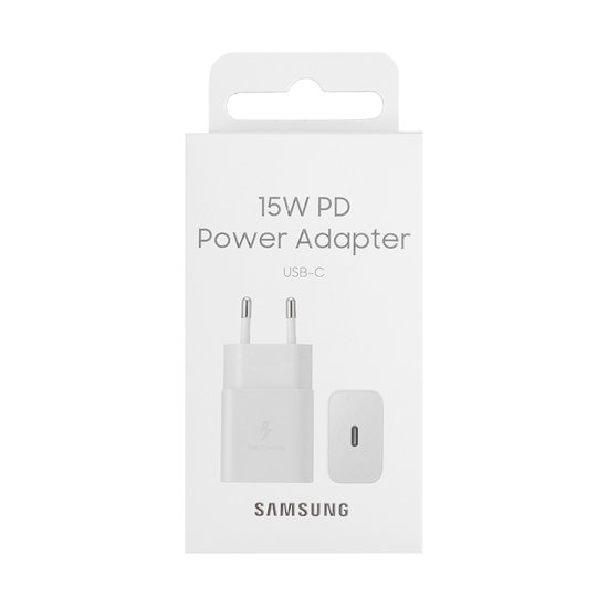 Samsung Samsung PD Power Adapter EP-T1510NWEGEU USB-C 15W No Cable White Service Pack