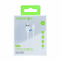 GREEN ON 2A Lightning - USB Cable 1M GR22