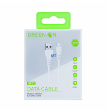 GREEN ON 2A Fast USB - USB C Cable 1M GR21 (Small Packets)