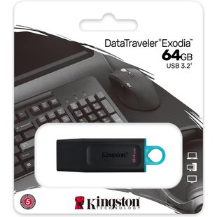 DataTraveler Kingston Exodia 64GB USB Stick 3.2 Flash Drive