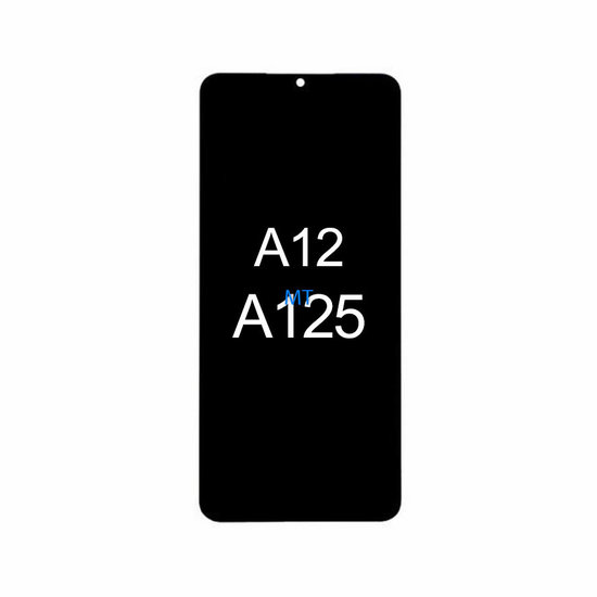 LCD Samsung Galaxy A12 A125 F GH82-24491A With Frame Black Service pack