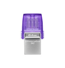 DataTraveler microDuo 3C 64GB USB3.2 200MB/s USB-A Type-C Kingston