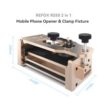 LCD IPhone Opener From 12 Serie & Samsung / Xiaomi Back Cover Opener & Clamp Fixture (2-in-1) REFOX RS50