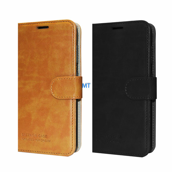 GREEN ON Protection Leather Book Case For I-Phone 13 Mini