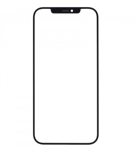 Touch Glass No Cable / Glass Lens Black For IPhone 12/12 Pro MT Tech