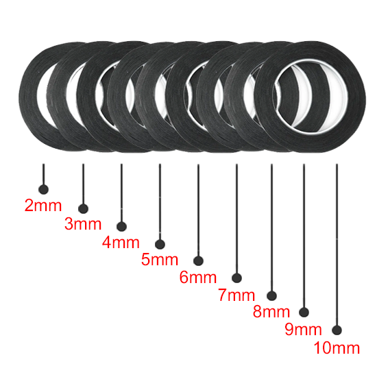 8mm Double Sided Adhesive Tape - Black S+