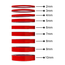 2mm Double Sided Adhesive Tape - Red/Transparent S+