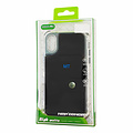 GREEN ON Silicone Leather Card Case Green ON For I-Phone XR