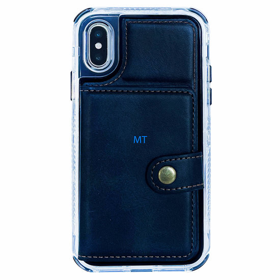 GREEN ON Silicone Leather Card Case Green ON For I-Phone XR