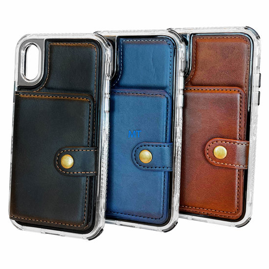 GREEN ON Silicone Leather Card Case Green ON For I-Phone XR