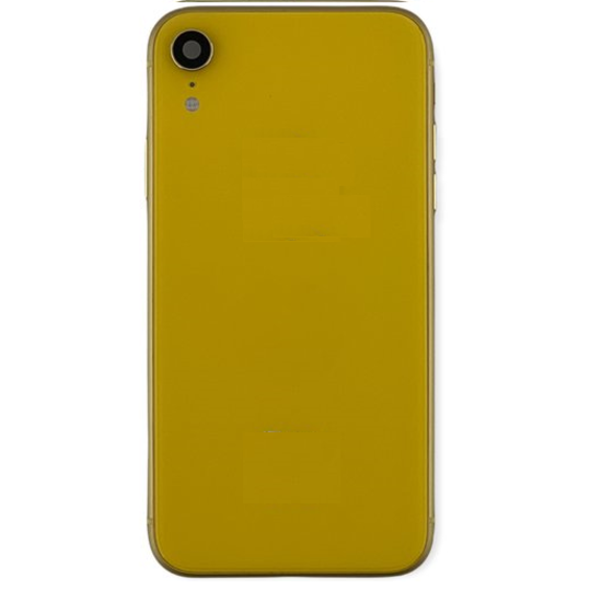 Frame Back Housing Assembly for IPhone XR Yellow Non Original