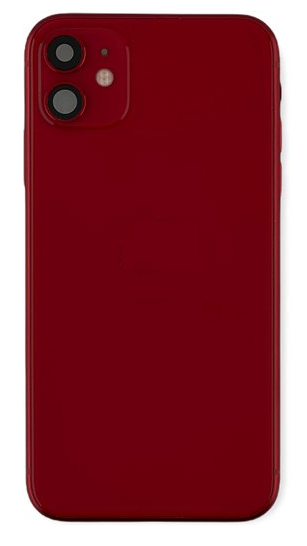 Frame Back Housing Assembly for IPhone 11 Red Non Original, foto 2 van 3