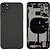 Frame Back Housing Assembly for IPhone 11 Pro Max Black Non Original