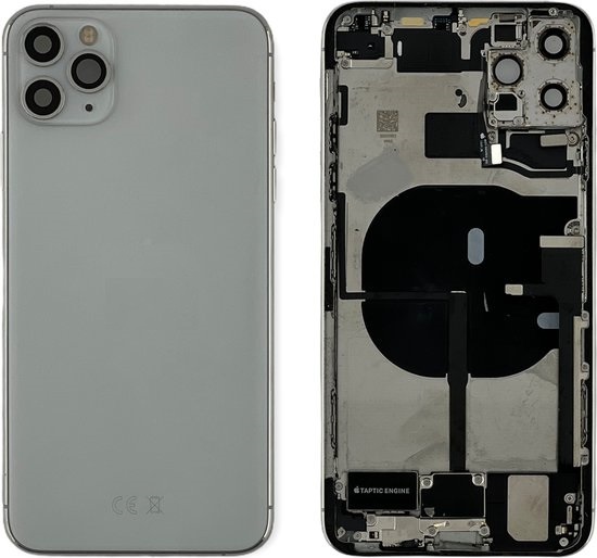 Frame Back Housing Assembly for IPhone 11 Pro Max Silver Non Original