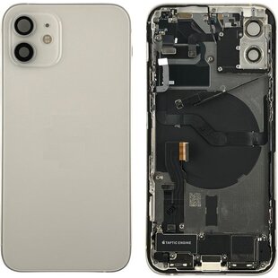 Frame Back Housing Assembly for IPhone 12 White Non Original