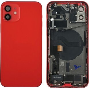 Frame Back Housing Assembly for IPhone 12 Red Non Original