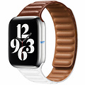 Magnetic Leather Band Link For A-pple Watch 45-44-42mm