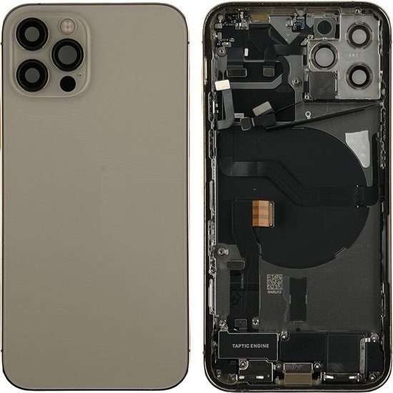 Frame Back Housing Assembly for IPhone 12 Pro Gold Non Original