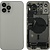 Frame Back Housing Assembly for IPhone 12 Pro Max Silver Non Original