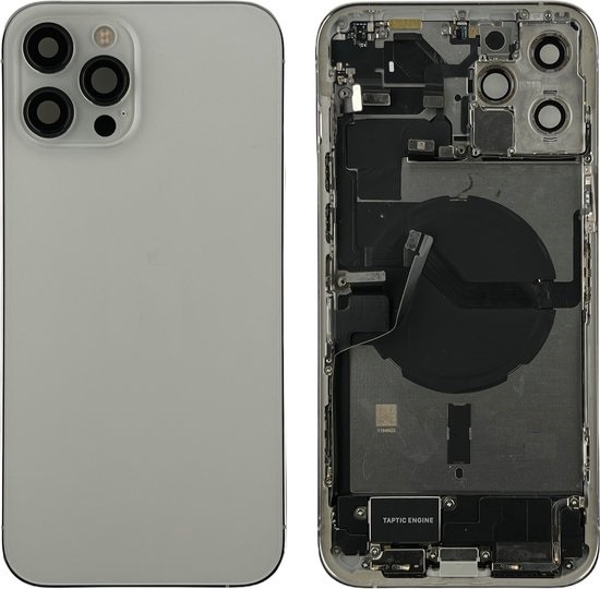 Frame Back Housing Assembly for IPhone 12 Pro Max Silver Non Original