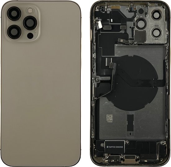 Frame Back Housing Assembly for IPhone 12 Pro Max Gold Non Original