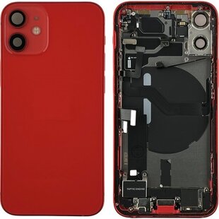 Frame Back Housing Assembly for IPhone 12 Mini Red Non Original