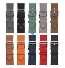 Leather look Band For A-pple Watch 45-44-42mm